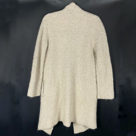 Zadig & Voltaire Celia Ma Cardigan‎ Open Front Sweater Tan Wool Mohair Sz S - Picture 8 of 8